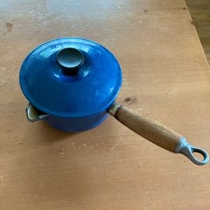 Vintage Le Creuset Mini #14 24oz cast iron pot